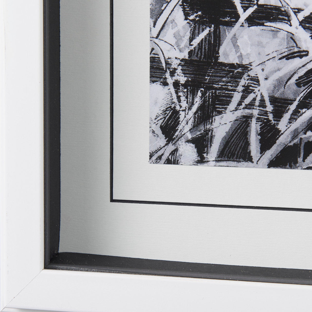 Farm View II by Mercana Studio a Hand Embellished Textured Framed Art Print Matted under Glass by Mercana at Eve Furniture