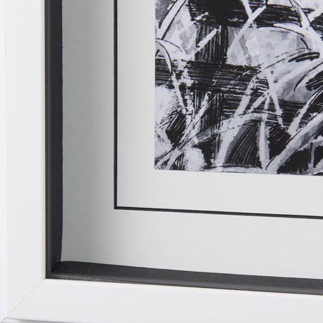 Farm View II by Mercana Studio a Hand Embellished Textured Framed Art Print Matted under Glass by Mercana at Eve Furniture