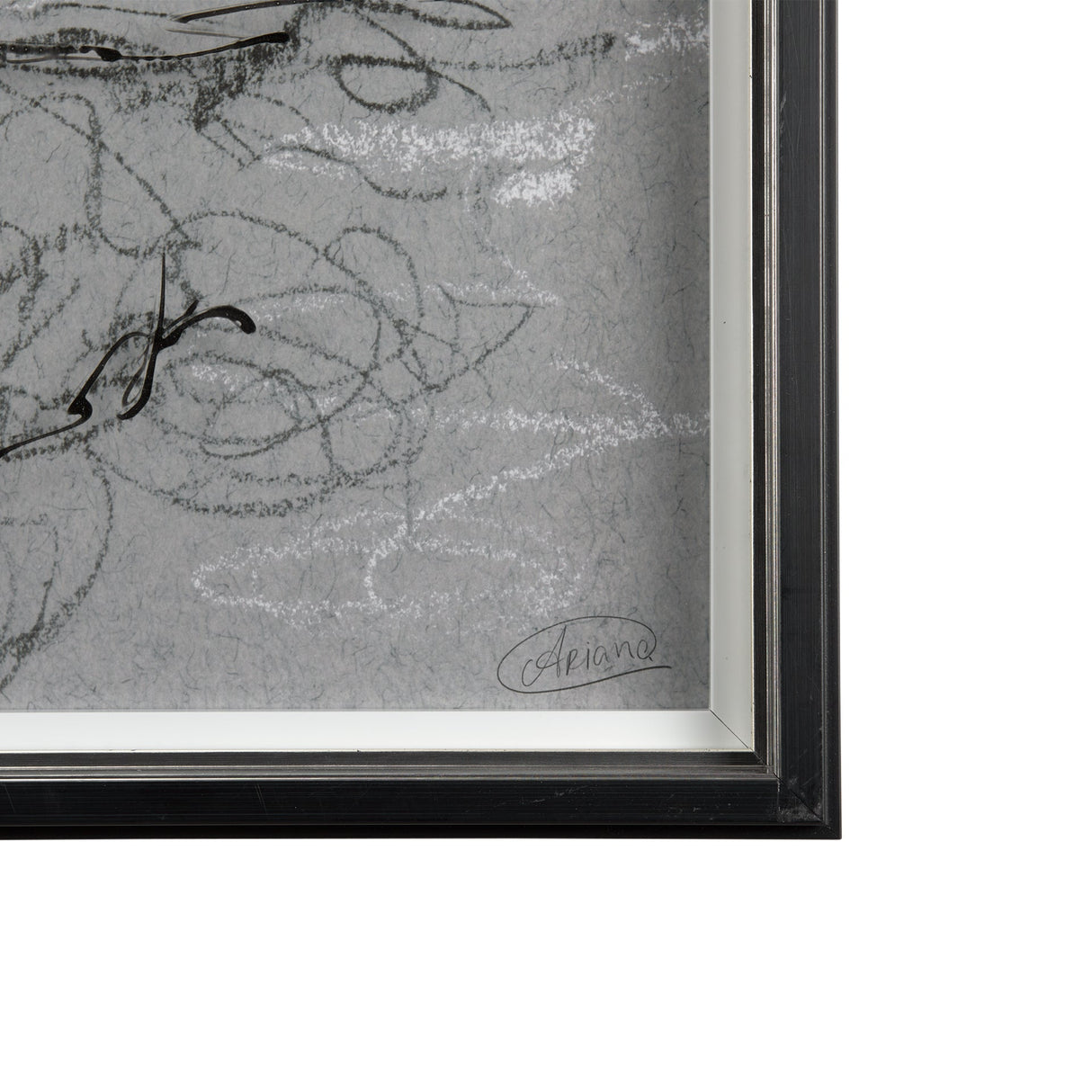 Farm view sketch I by Mercana Studio a Hand Embellished Textured Framed Art Print Matted under Glass by Mercana at Eve Furniture