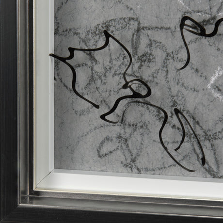Farm view sketch I by Mercana Studio a Hand Embellished Textured Framed Art Print Matted under Glass by Mercana at Eve Furniture