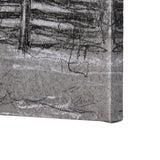 Farm view sketch II by Mercana Studio a Hand Embellished Textured Canvas by Mercana at Eve Furniture