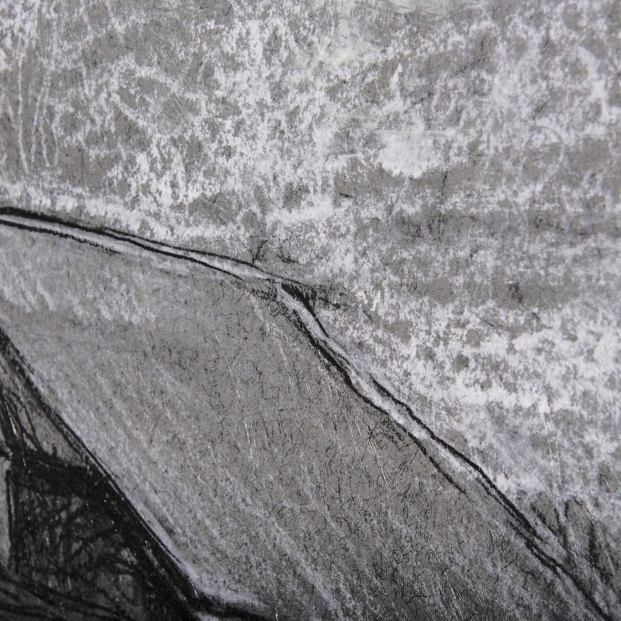 Farm view sketch II by Mercana Studio a Hand Embellished Textured Canvas by Mercana at Eve Furniture