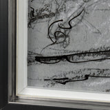Farm view sketch II by Mercana Studio Hand Embellished Textured Framed Art Print Matted under Glass by Mercana at Eve Furniture