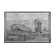 Farm view sketch II by Mercana Studio Hand Embellished Textured Framed Art Print Matted under Glass by Mercana at Eve Furniture