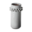 Farmhampton Large Gray Spoked Ceramic Vase by Mercana at Eve Furniture