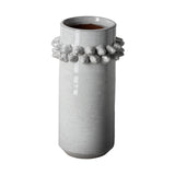 Farmhampton Large Gray Spoked Ceramic Vase by Mercana at Eve Furniture