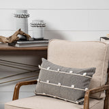 Farmhampton Small Gray Spoked Ceramic Vase by Mercana at Eve Furniture