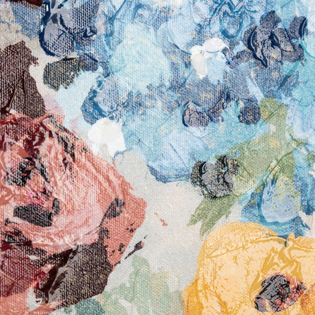 Farmhouse Flowers I by Barbara Fleming a Hand Embellished Textured Canvas by Mercana at Eve Furniture