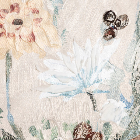 Farmhouse Flowers II by Barbara Fleming a Hand Embellished Textured Canvas by Mercana at Eve Furniture