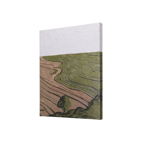 Farmland Spring II by Mercana Studio a Hand Embellished Textured Canvas by Mercana at Eve Furniture