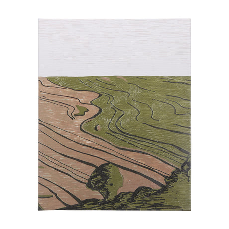 Farmland Spring II by Mercana Studio a Hand Embellished Textured Canvas by Mercana at Eve Furniture