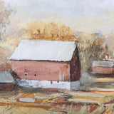 Farmland View I by Mercana Studio a Hand Embellished Textured Framed Art Print by Mercana at Eve Furniture