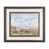 Farmland View I by Mercana Studio a Hand Embellished Textured Framed Art Print by Mercana at Eve Furniture