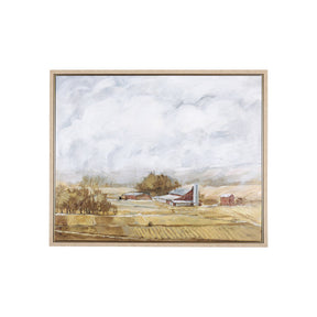 Farmland view II by Mercana Studio a Hand Embellished Textured Framed Canvas by Mercana at Eve Furniture