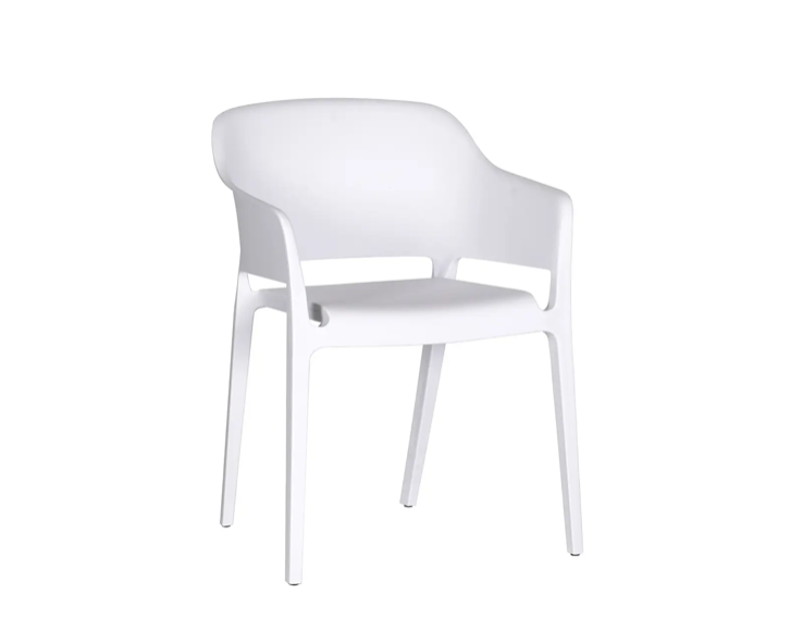 Faro Outdoor Dining Chair - White by Moe's Home at Eve Furniture