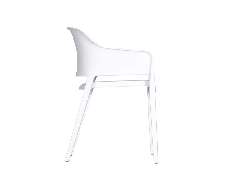 Faro Outdoor Dining Chair - White by Moe's Home at Eve Furniture