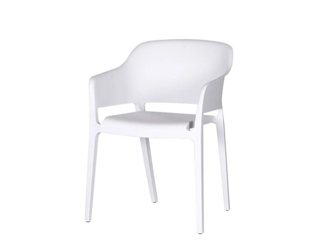Faro Outdoor Dining Chair - White by Moe's Home at Eve Furniture
