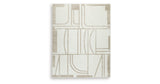 Farongrove Ivory/Beige Large Rug by Ashley at Eve Furniture
