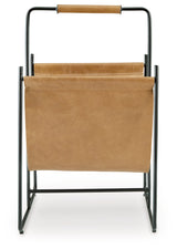 Faronworth Brown/Black Magazine Rack