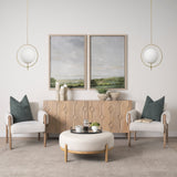 Farrah Frosted Glass Globe w/ Gold Metal Pendant Light by Mercana at Eve Furniture