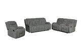 Farrah Gray 3-Piece Reclining Set by Happy Homes at Eve Furniture