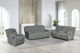 Farrah Gray 3-Piece Reclining Set by Happy Homes at Eve Furniture