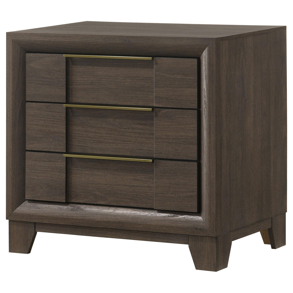 Farre Dark Brown 2-Drawer Nightstand by Coaster at Eve Furniture