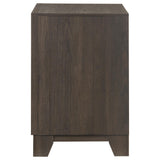 Farre Dark Brown 2-Drawer Nightstand by Coaster at Eve Furniture