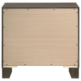 Farre Dark Brown 2-Drawer Nightstand by Coaster at Eve Furniture