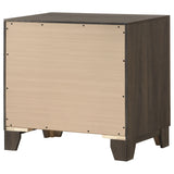 Farre Dark Brown 2-Drawer Nightstand by Coaster at Eve Furniture
