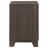 Farre Dark Brown 2-Drawer Nightstand by Coaster at Eve Furniture