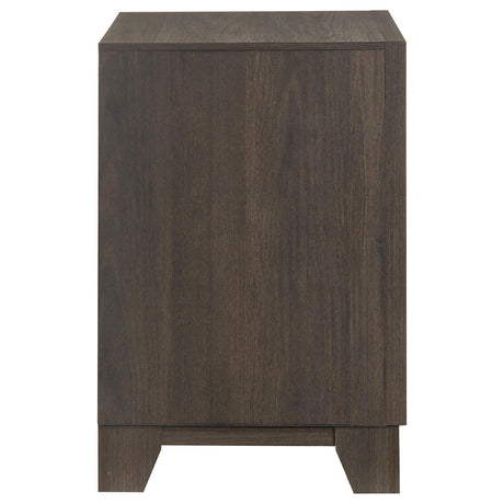 Farre Dark Brown 2-Drawer Nightstand by Coaster at Eve Furniture
