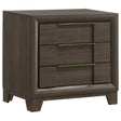 Farre Dark Brown 2-Drawer Nightstand by Coaster at Eve Furniture