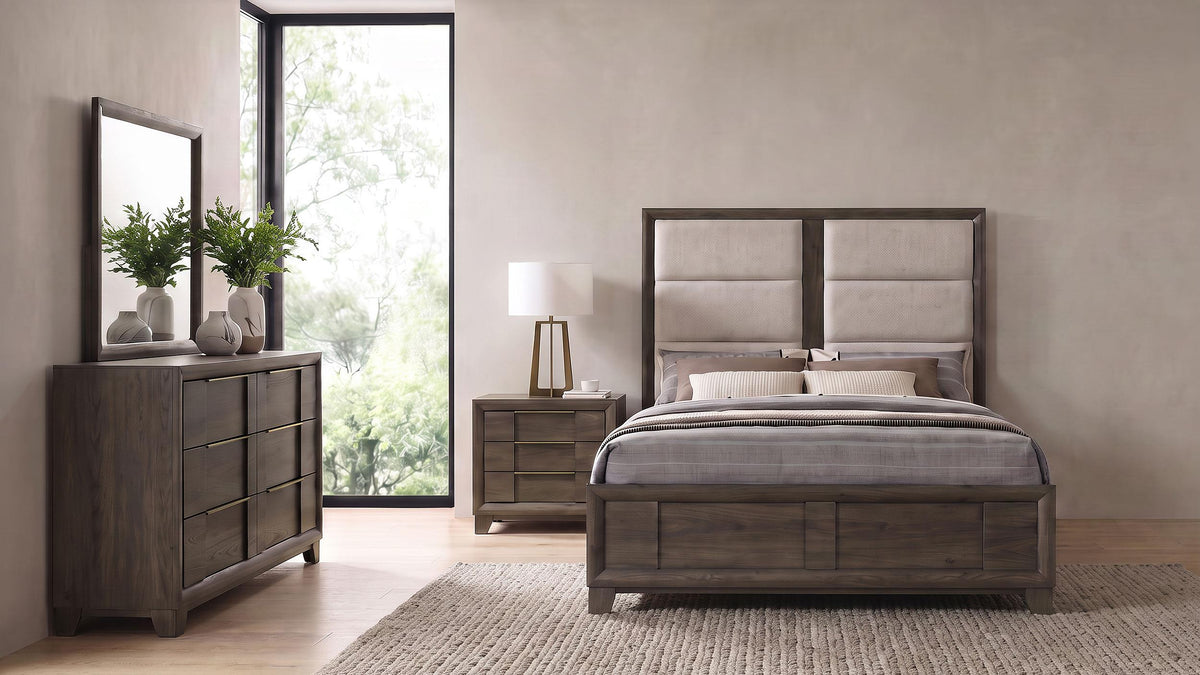 Farre Dark Brown 4-Piece Queen Bedroom Set by Coaster at Eve Furniture
