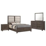 Farre Dark Brown 4-Piece Queen Bedroom Set by Coaster at Eve Furniture