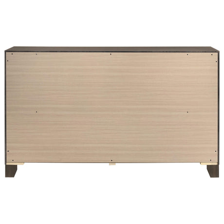 Farre Dark Brown 6-Drawer Dresser by Coaster at Eve Furniture