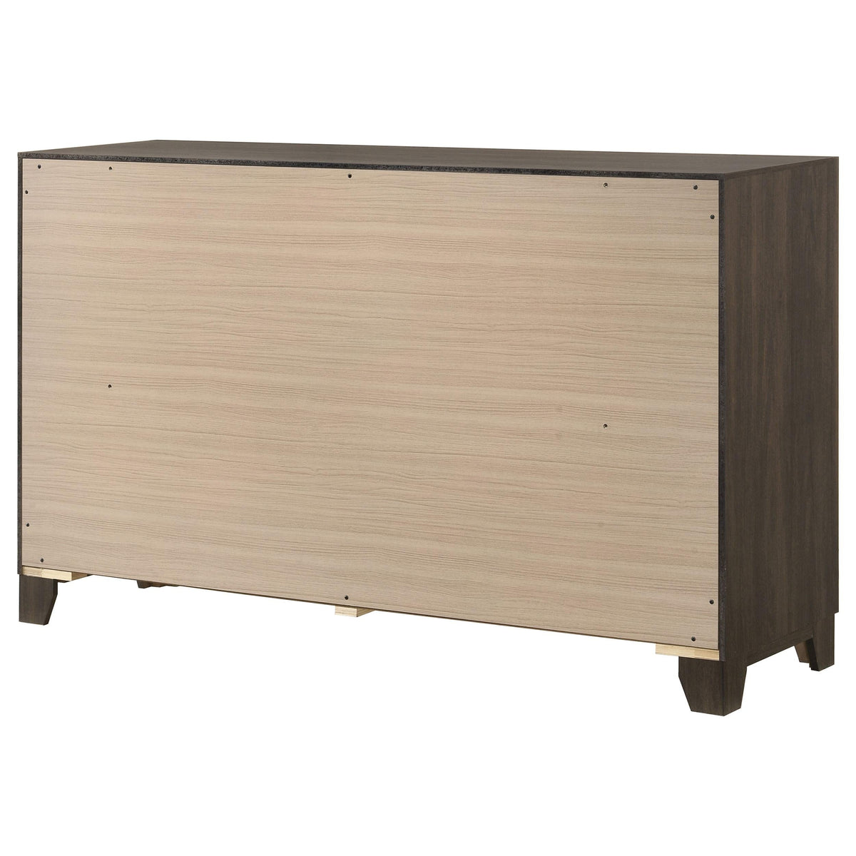 Farre Dark Brown 6-Drawer Dresser by Coaster at Eve Furniture