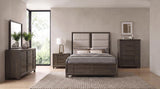 Farre Dark Brown 6-Drawer Dresser with Mirror by Coaster at Eve Furniture