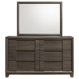 Farre Dark Brown 6-Drawer Dresser with Mirror by Coaster at Eve Furniture