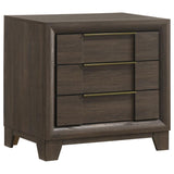 Farre Dark Brown / Beige 5-Piece Queen Upholstered Storage Bedroom Set by Coaster at Eve Furniture