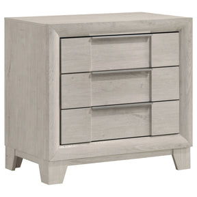 Farre Washed Grey 2-drawer Nightstand Bedside Table by Coaster at Eve Furniture