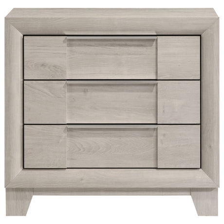 Farre Washed Grey 2-drawer Nightstand Bedside Table by Coaster at Eve Furniture