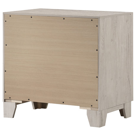 Farre Washed Grey 2-drawer Nightstand Bedside Table by Coaster at Eve Furniture