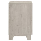 Farre Washed Grey 2-drawer Nightstand Bedside Table by Coaster at Eve Furniture