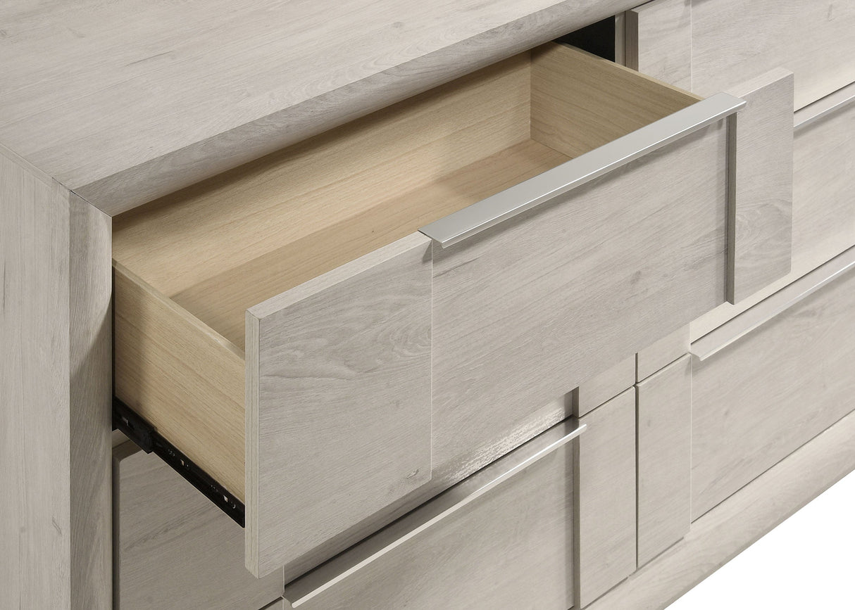 Farre Washed Grey 4-Piece Queen Bedroom Set by Coaster at Eve Furniture