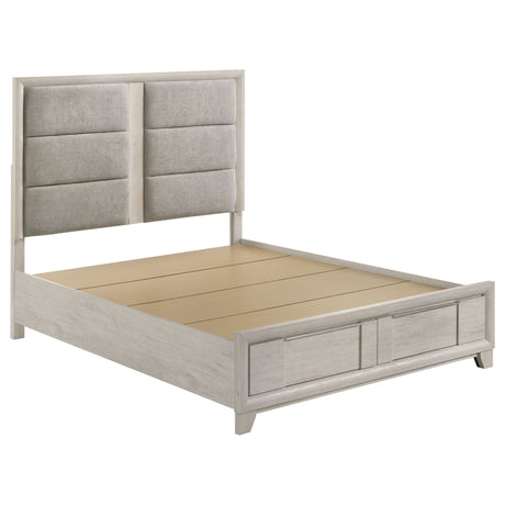 Farre Washed Grey 4-Piece Queen Bedroom Set by Coaster at Eve Furniture