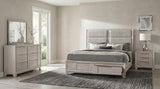 Farre Washed Grey 4-Piece Queen Bedroom Set by Coaster at Eve Furniture