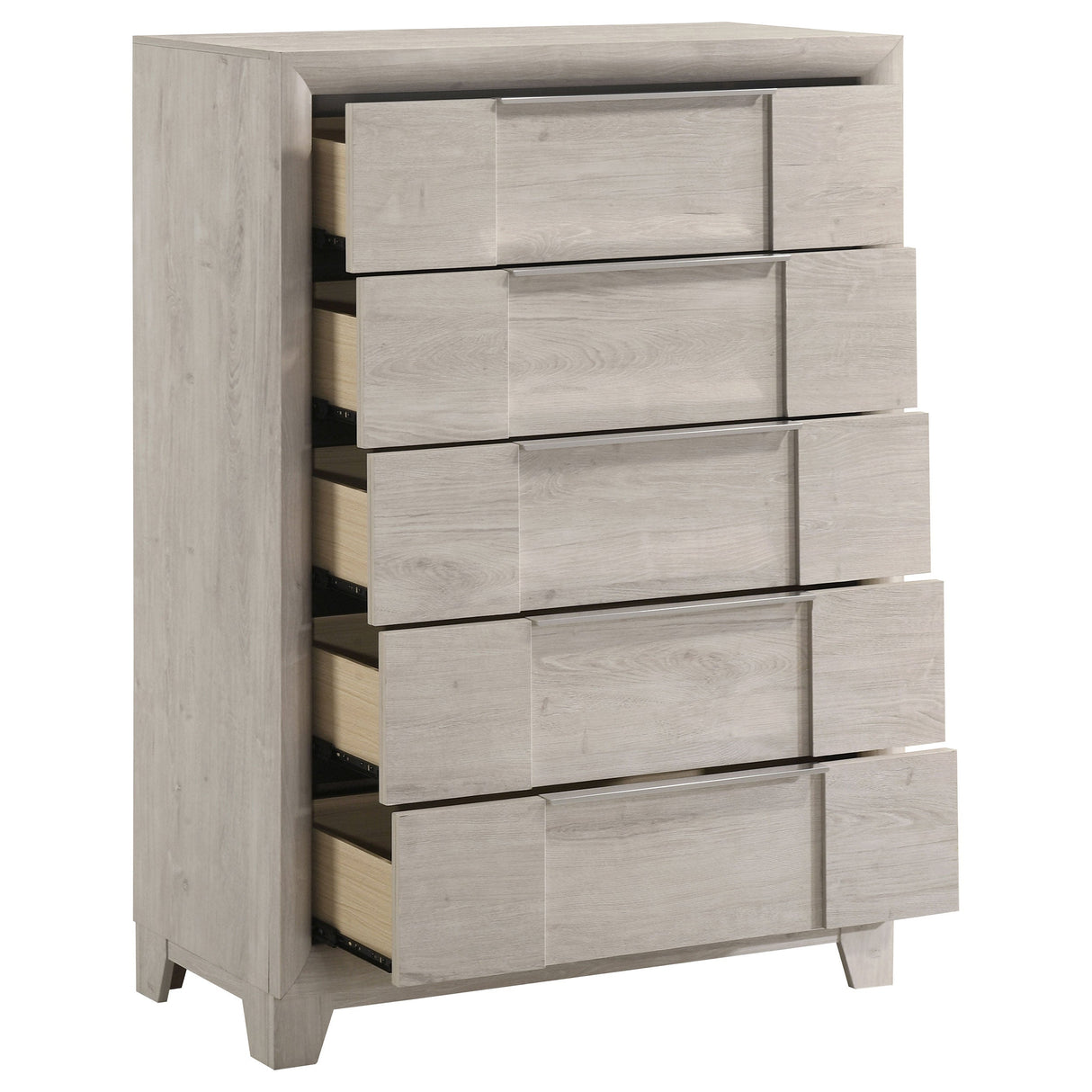 Farre Washed Grey 5-drawer Chest Of Drawers by Coaster at Eve Furniture