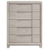Farre Washed Grey 5-drawer Chest Of Drawers by Coaster at Eve Furniture