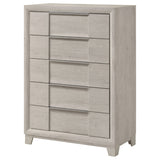 Farre Washed Grey 5-drawer Chest Of Drawers by Coaster at Eve Furniture